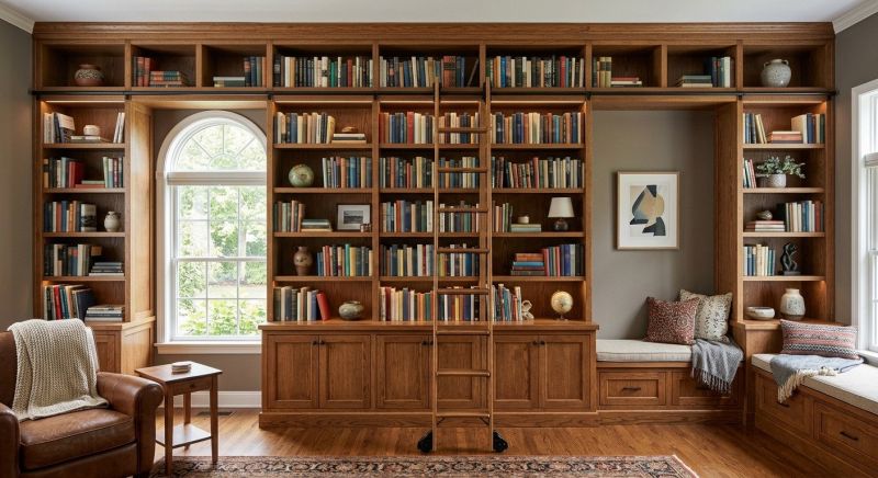 Built In Bookshelves Installation in Greensboro, NC