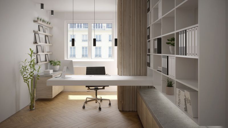 Built In Desk Installation in Frederick, MD