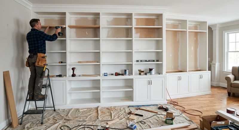 Built In Shelving Service in Raleigh, NC