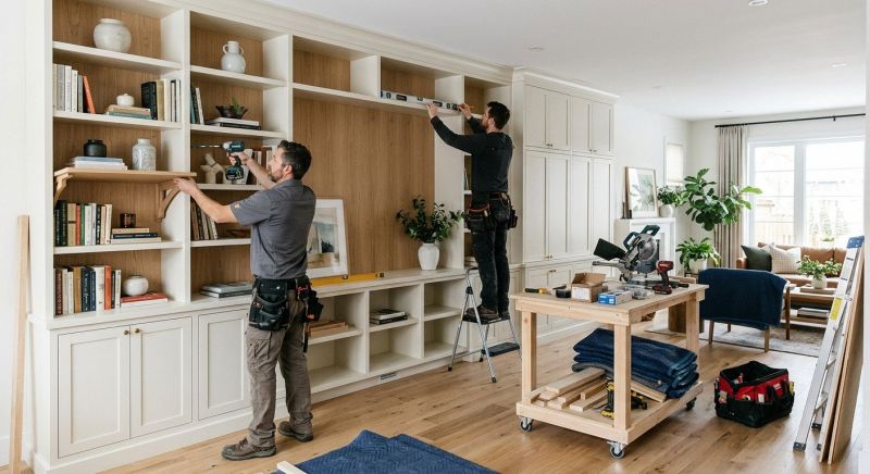 Built In Storage Installation in Winston Salem, NC
