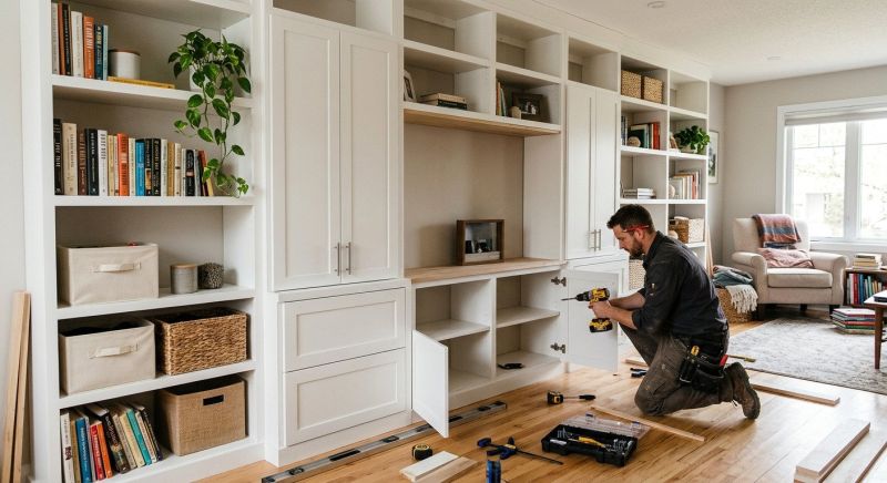 Built In Storage Installation in Durham, NC