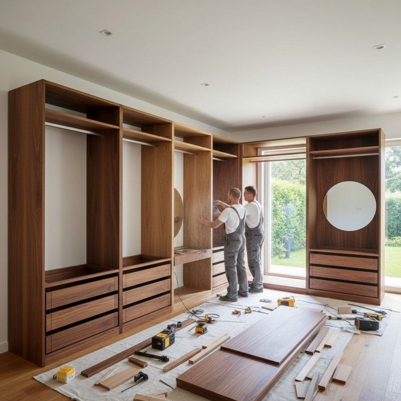 Custom Bookcase Installation in Fairfax, VA