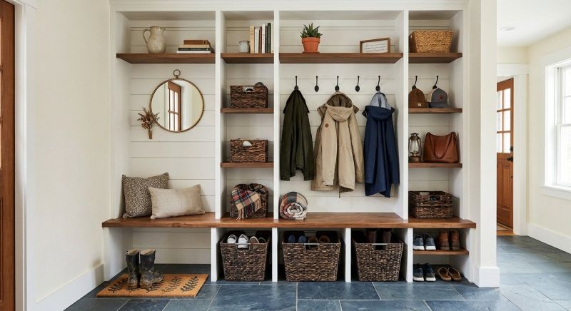 Mudroom Carpentry Installation in Raleigh, NC